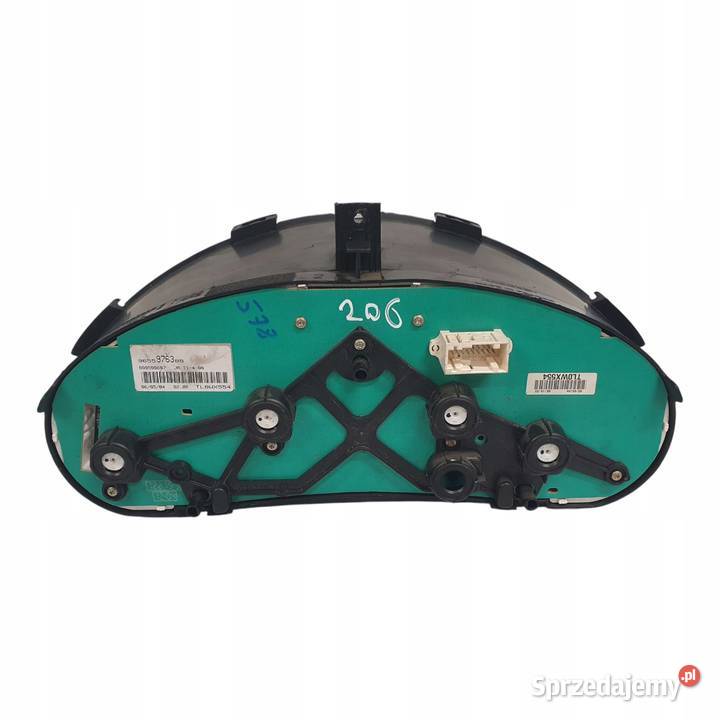 LICZNIK ZEGARY 9655976380 Peugeot 206 11 14 16 Motoryzacja Chełm