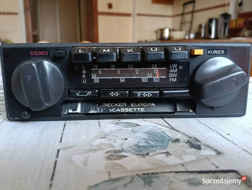 Radio Becker Europa 591 Cassette Kurier Radioodtwarzacze Sulechów
