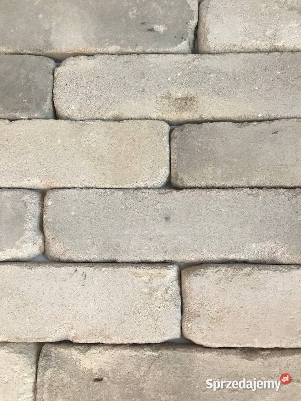 Płytki z cegły lico klasyczne Szare mazowieckie sprzedam