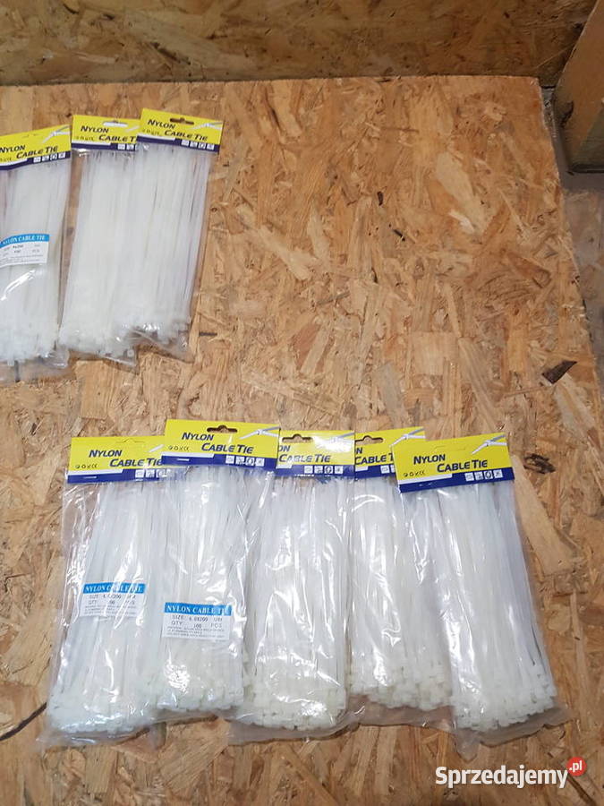 Opaski zaciskowe Standard 300250200 mm Białe Głogowa