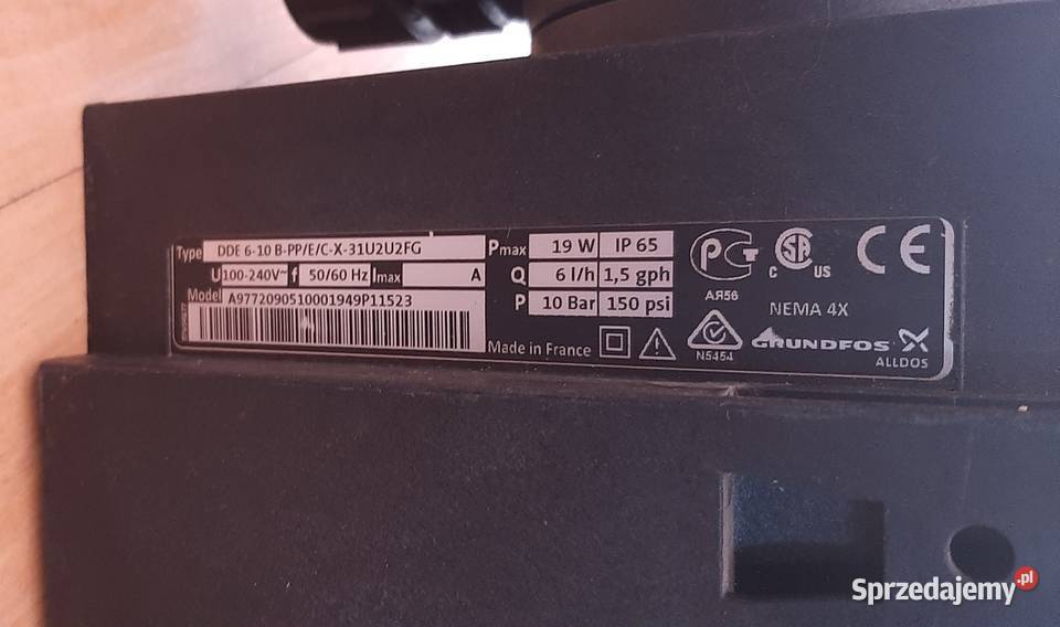 Pompa dozująca Grundfos Kutno