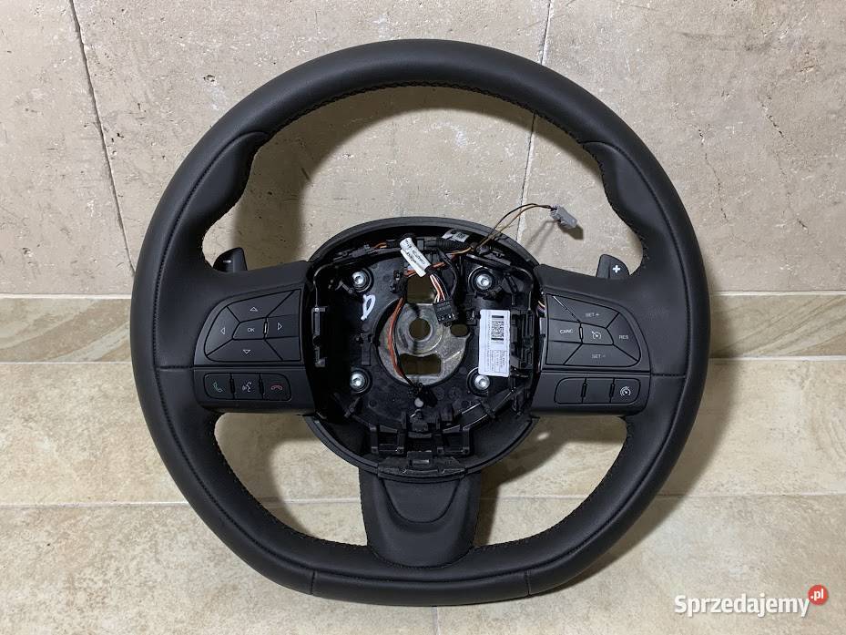 Kierownica multifunkcyjna skóra skórzana łopatk Barwałd Dolny