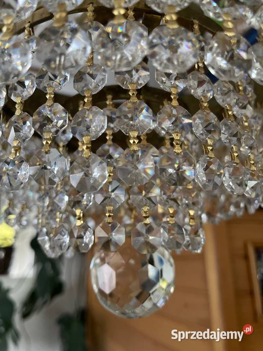 Żyrandol ogromny pałacowy lampa Kłodzko