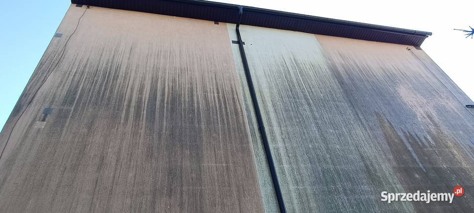 Mycie elewacji kostki