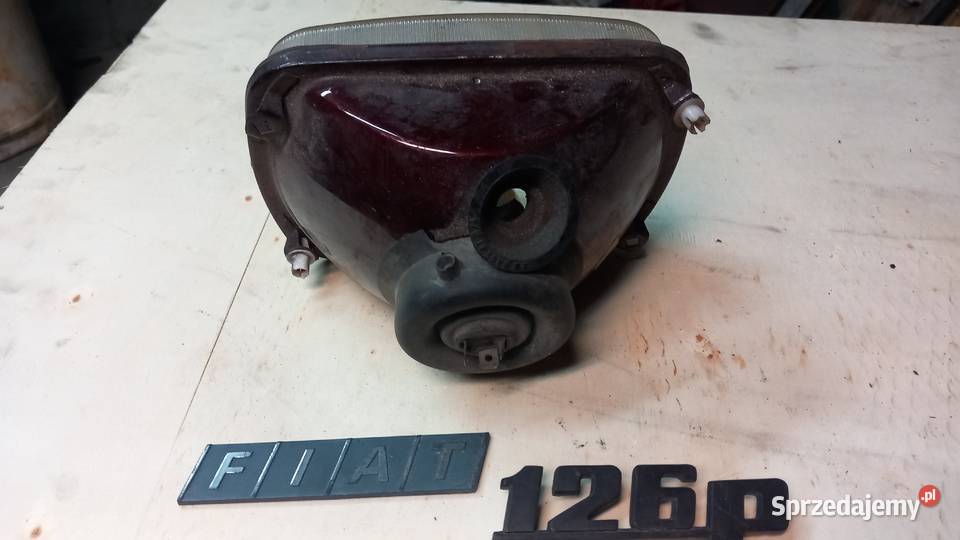 lampa przód reflektor przedni maluch fiat 126p osobowe