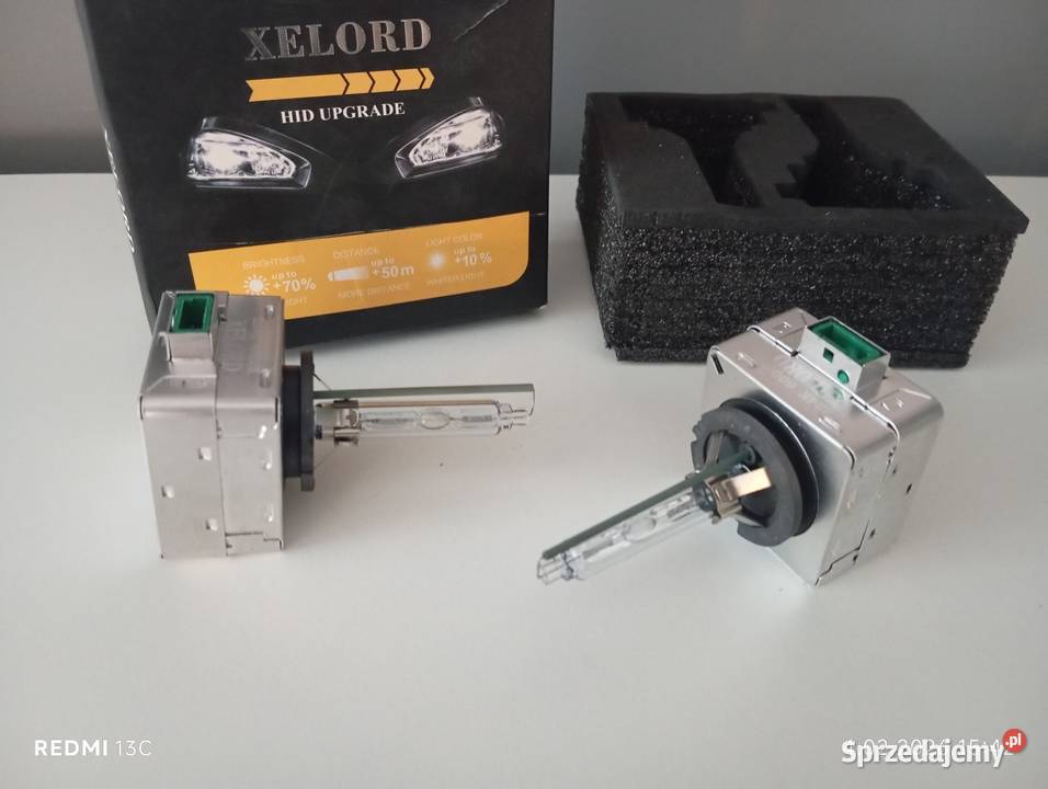 Xelord D1S żarówki ksenonowe 6000K 35 W 2 sztuki Olszyna sprzedam