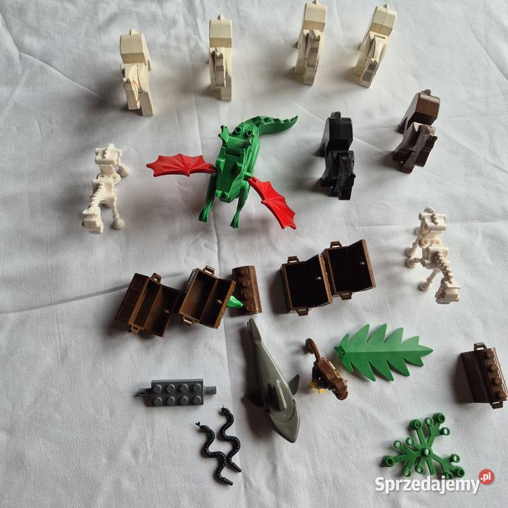 Klocki lego koniki smok skrzynie małpka itd Lego Brzesko