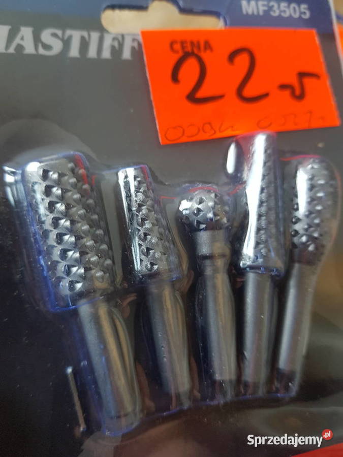 FREZY TRZPIENIOWE PILNIKI OBROTOWE TARNIKI 5 Ręczne Głogowa sprzedam