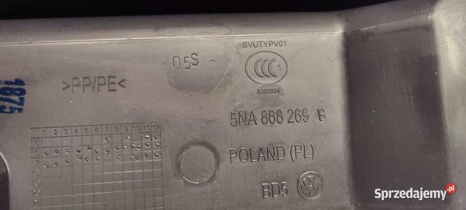 TIGUAN II OSŁONA PROGOWA LEWA 5NA868269B