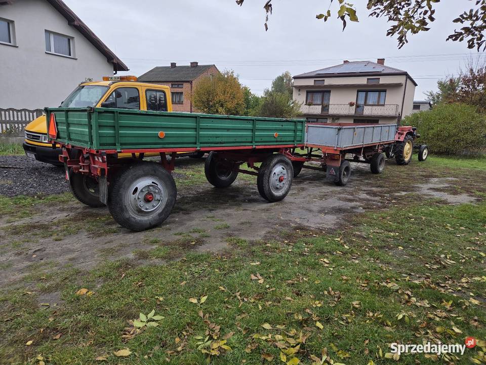 Przyczepa rolnicza d45 remoncie transport laweta Złoczew