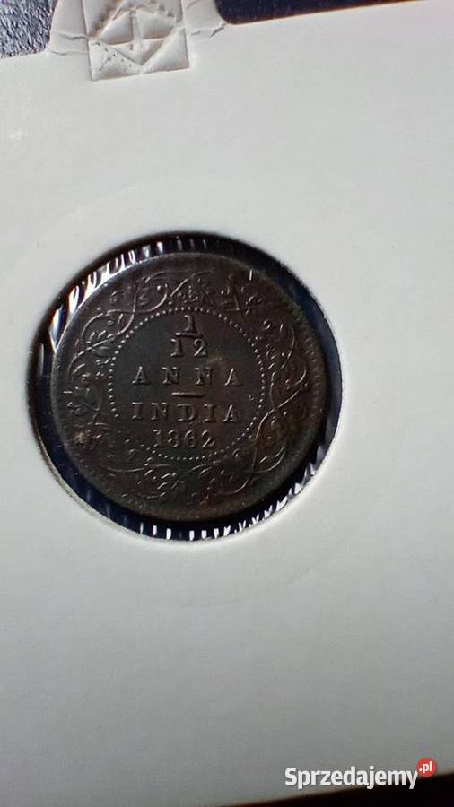 Stare monety 112 anny 1862 Indie Brytyjskie Lesko
