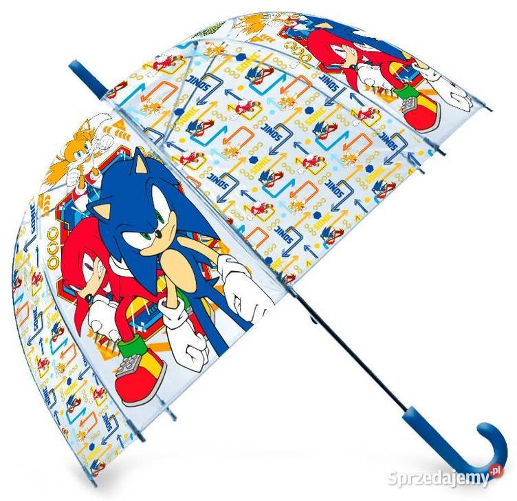 Głęboki Parasol Parasolka Jeż Sonic Hedgehog Pozostałe Mogilany