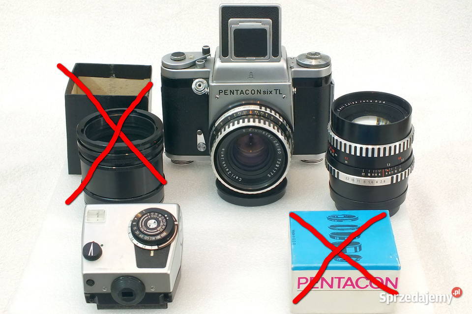 Pentacon SIX zestaw dolnośląskie Lubin