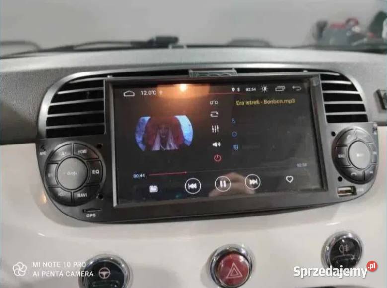 Radio Android 12 Fiat 500 2 kolory gps wifi PROM Ożarowice