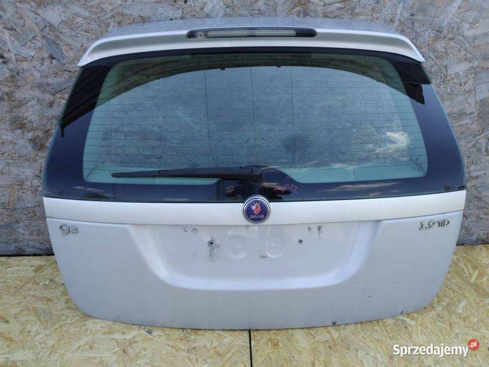 SAAB 93 VER2 2008 Z TYŁU TYLNA KLAPA BAGAŻNIKA Rudziniec