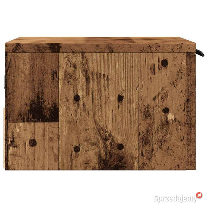Wisząca szafka nocna stare drewno 34x30x20 Warszawa
