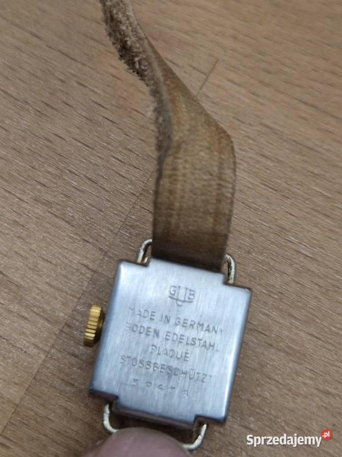 Zabytkowy damski zegarek Glashutte NRD Chorzów