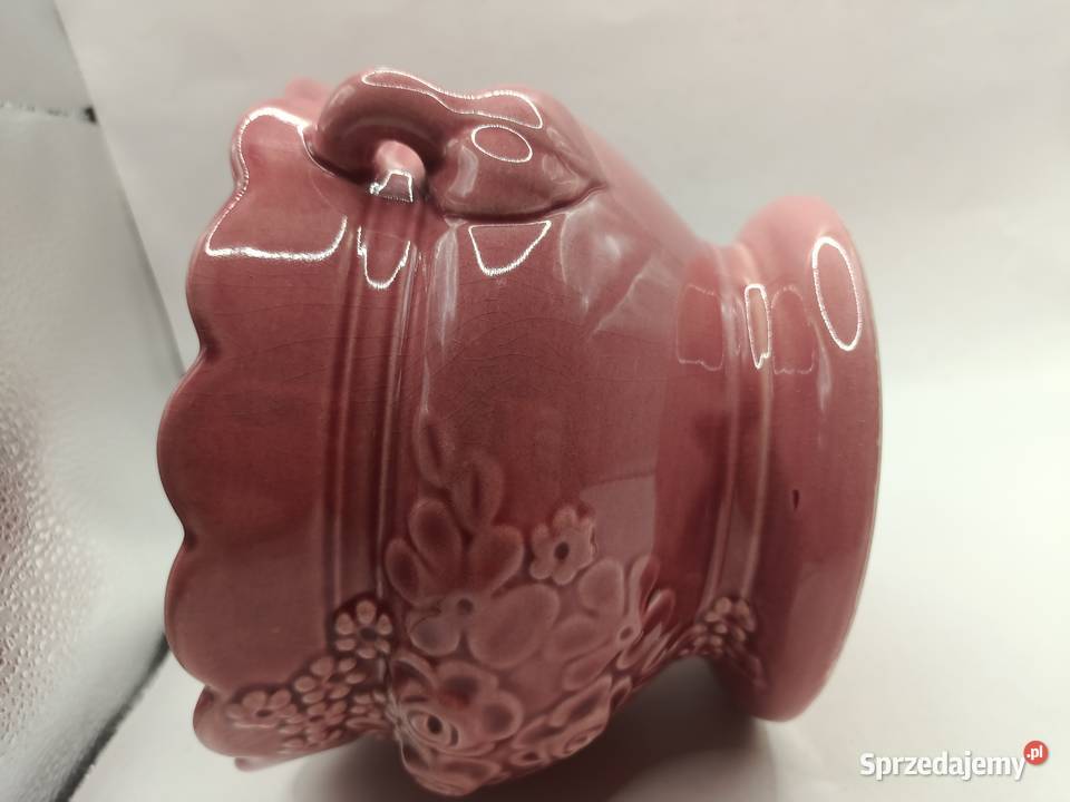 Doniczka osłonka różowa Szwecja Rosa