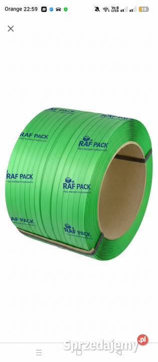 Taśma PP 12mm Zielona do spinania banowania RAF łódzkie sprzedam