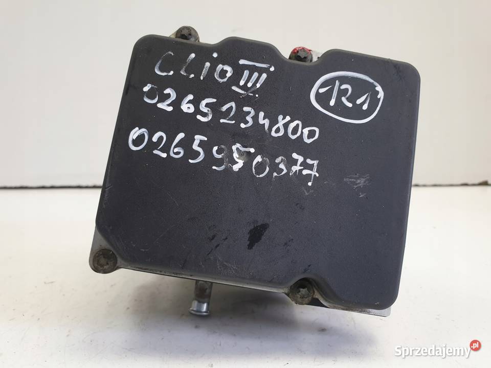 Renault Clio III POMPA ABS Sterownik 0265234800 osobowe lubelskie Janów sprzedam