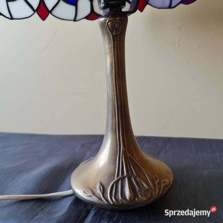 Lampa Tiffany witrażowa Okres PRLu Warszawa