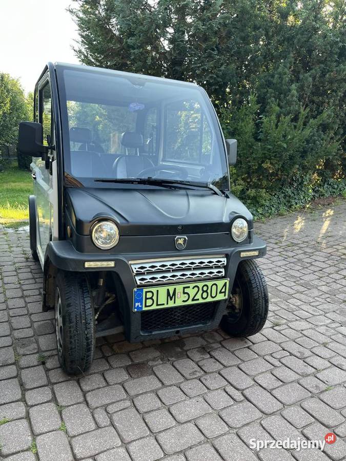 Samochód elektryczny Czterokołowiec lekki kat AM Łomża