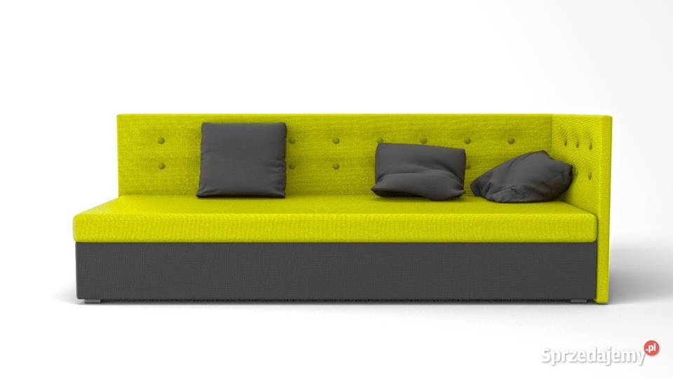 Łóżko tapczan Narożnik Zagłówki pikowane 90x200