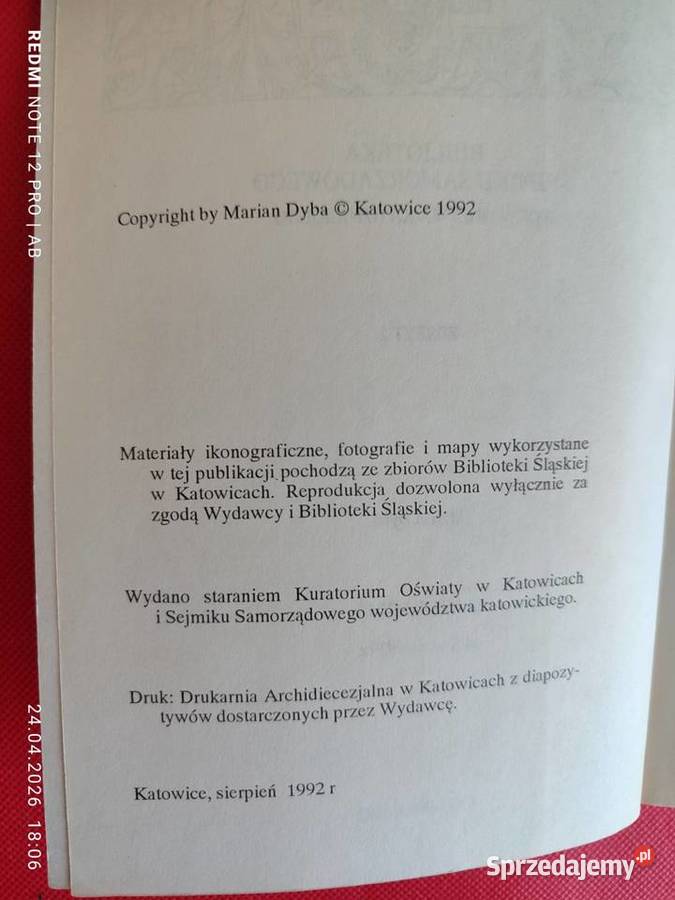 Śląskie drogi X w do 1939 r Marian Dyba wyd z Katowice