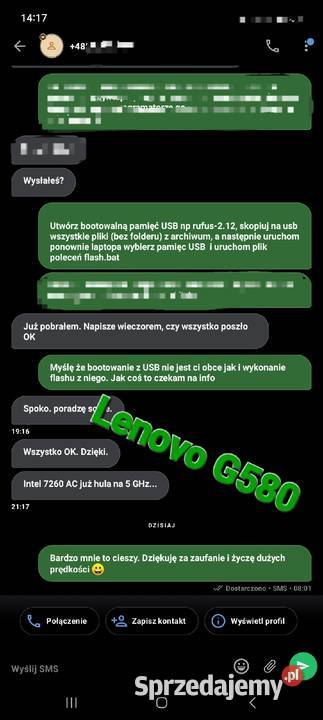 Odblokowanie biosu Lenovo unlocked BIOS Rabka-Zdrój