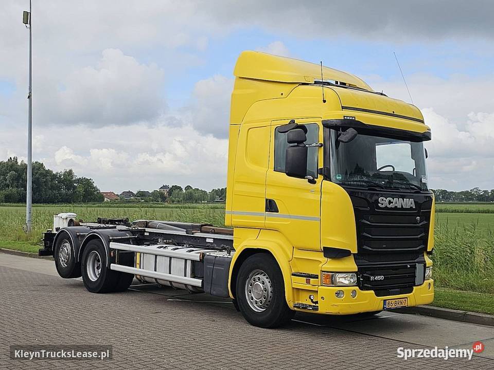 Scania R450 20 TON HOOKLIFT hakowiec 6x2 2016