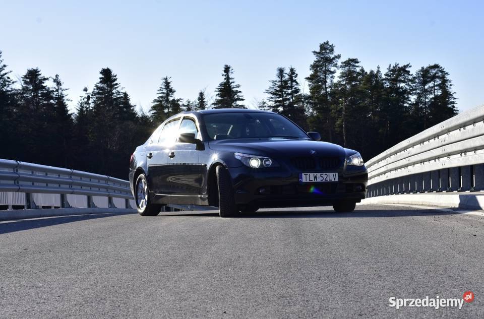 BMW E60 22 benzyna DRUGI WŁAŚCICIEL IMPORT Z czujnik deszczu Bliżyn