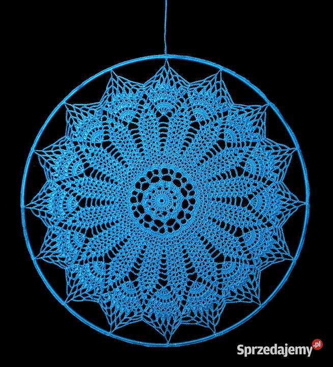 Zawieszka ozdoba na okno szydełkowa 40 Z219 Kluczbork
