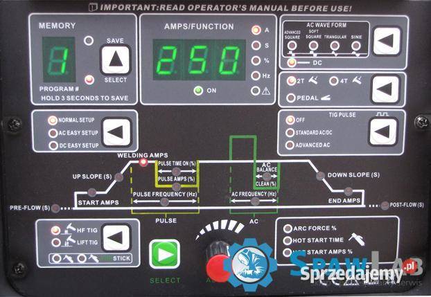 Welder Fantasy JET TIG II ACDC 250A Krotoszyn