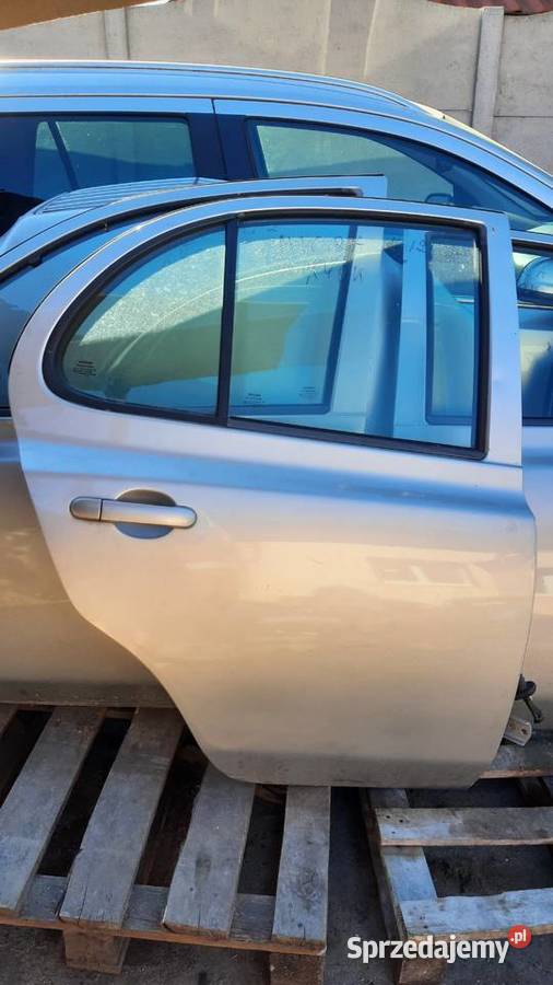 drzwi prawe lewe Nissan Micra k12 lak KY0K przód sprzedam