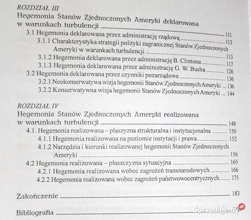 Hegemonia Stanów Zjednoczonych Ameryki Paweł miękka Chełm