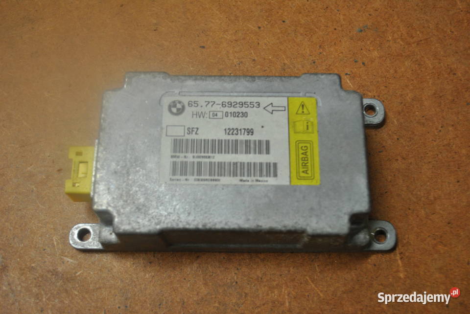 Czujnik AIR BAG centrum pojazdu BMW E65 E66 Poręba