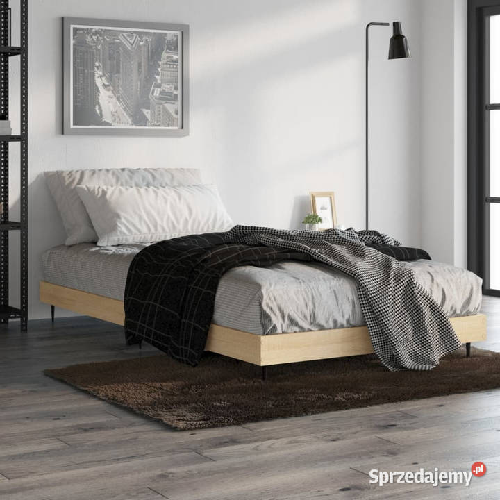 Łóżko bez materaca dąb sonoma 90x190 WM832304 Warszawa sprzedam