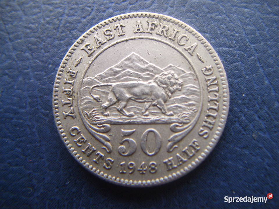 Stare monety 50 cent 1948 Afryka Wschodnia podkarpackie