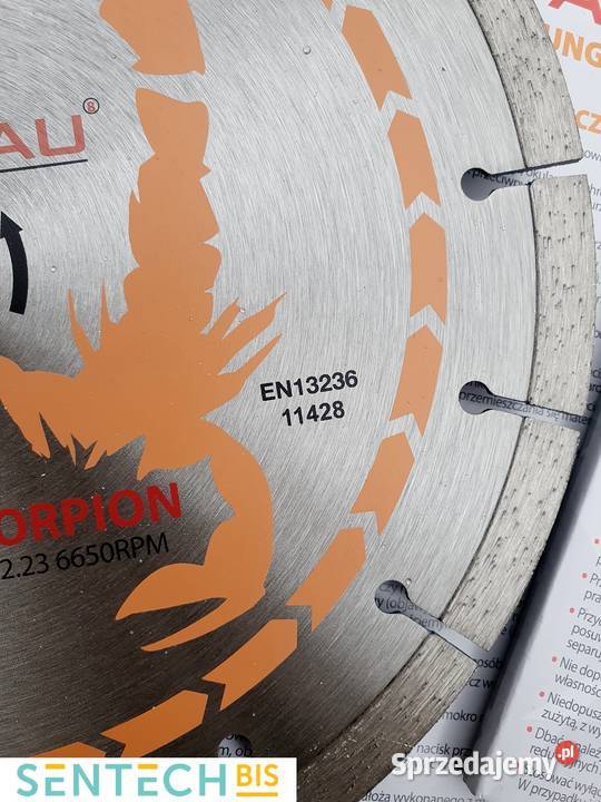 Tarcza doamentowa fi 230 mm do betonu NOWA Zabrze sprzedam