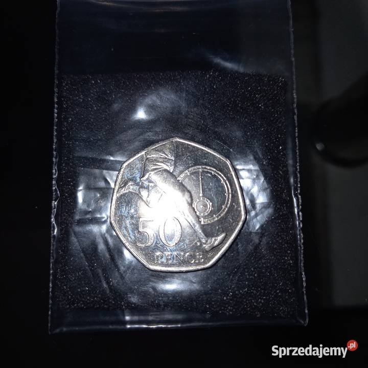 50 PENCE Sir Roger Bannister James Butler Zemborzyce Podleśne