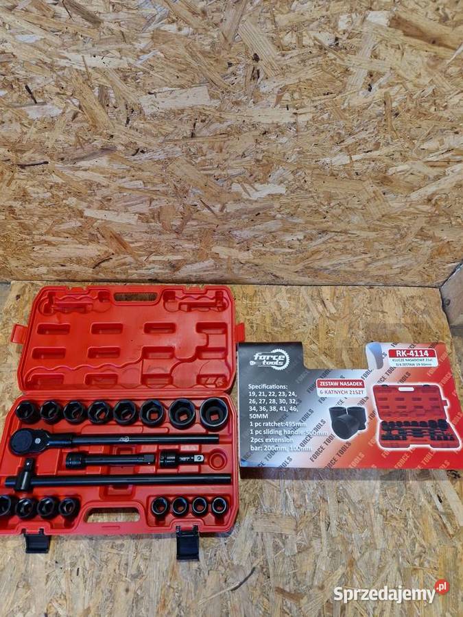 Zestaw Nasadek Udarowych 34 1950mm Force Tools sprzedam