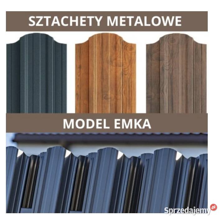 Sztachety metalowe 6 różnych modeli świętokrzyskie Skarżysko-Kamienna