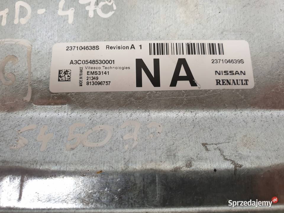 Renault Captur II 10 TCe STEROWNIK SILNIKA osobowe Rudka