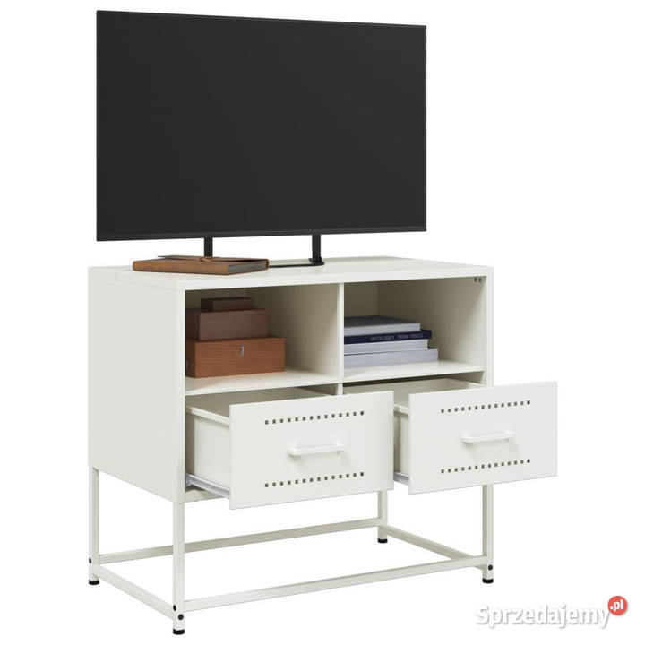 Szafka pod telewizor biała 68x39x605 stalowa Warszawa