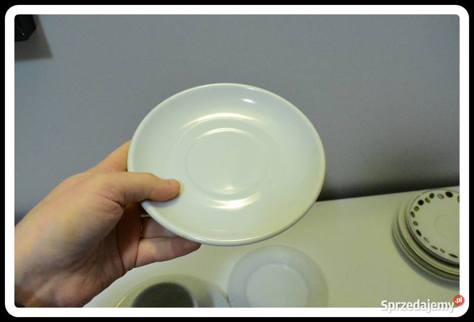 Zestaw naczyń talerzy 12 sztuk różne rodzaje Płock