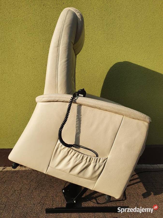 Fotel Elektryczny Rozkładany Funkcja Pionizacji sprzedam