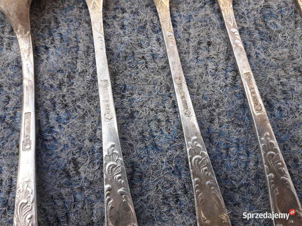 Sztućce Meh Rosja posrebrzane Częstochowa