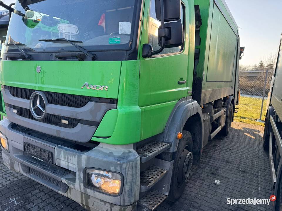 Mercedes Axor1829 śmieciarka ZOELLER EKOPRES15 podgrzewane fotele Nowiny