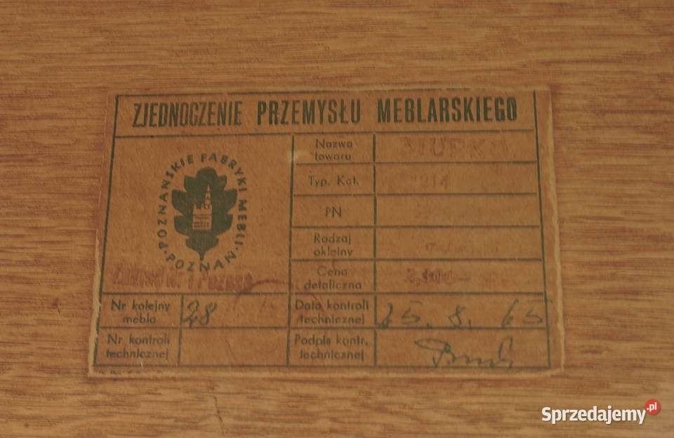 Zabytkowe biurko PRL profesjonalnej renowacji Jerka sprzedam