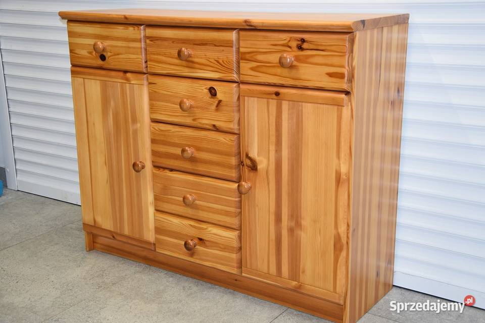 komoda z drewna sosnowego nowa Olsztyn